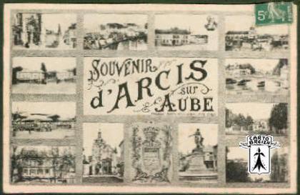10 Arcis-sur-Aube - SOUVENIR d´Arcis-sur-Aube - cpa