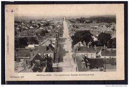 10 - Arcis-sur-Aube - Vue Panoramique - Quartier de la Rue de Paris
