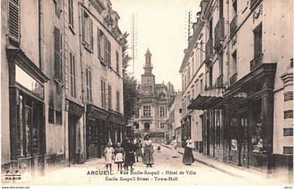 Carte POSTALE Ancienne de  ARCUEIL - Rue Emile Raspail