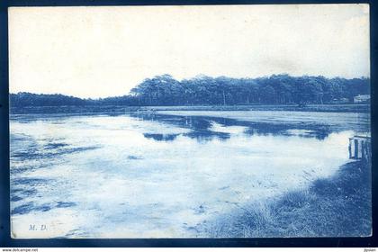 cpa du 33  Arès Bassin d' Arcachon - immense réservoir à Poissons à Saint Brice  AVR20-52