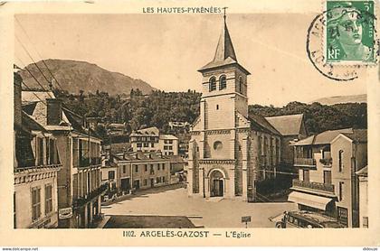 65 - Argelès Gazost - L'Eglise - CPA - Voir Scans Recto-Verso