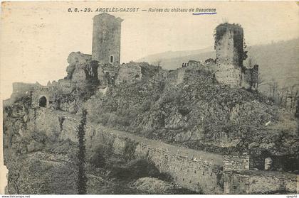 CPA Argeles Gazost Ruines du Chateau de Beaucens