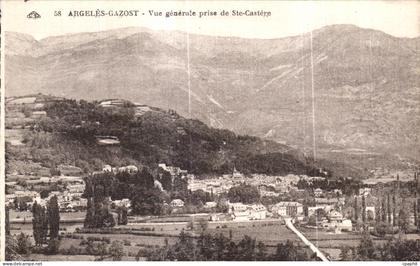 CPA Argeles Gazost Vue generale prise de ste Castere
