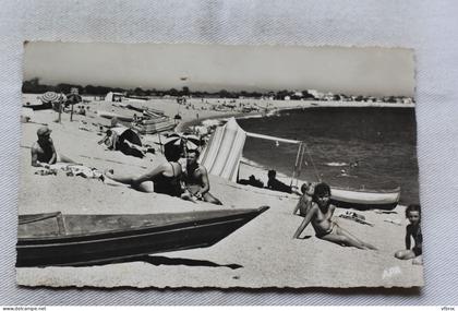 AB467, Cpsm, Argeles sur mer, la plage, vue générale, Pyrénées Orientales 66