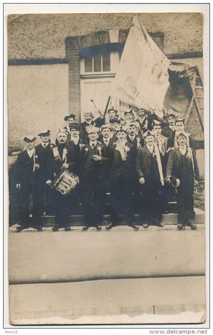 Argent sur Sauldre Carte Photo Conscrits Classe 1911