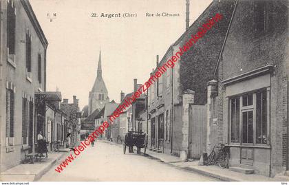 Rue de Clémont - Argent-sur-Sauldre - (18) Cher