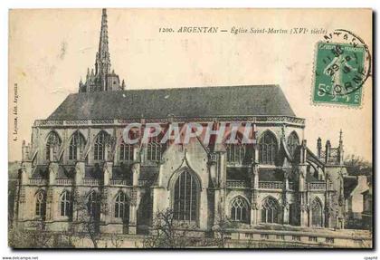 CPA Argentan Eglise Saint Martin