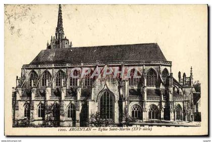 CPA Argentan Eglise Saint Martin