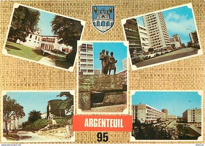 Carte Postale - 95 - Argenteuil - Multivues - Automobiles - Immeubles - Blasons - Flamme Postale de Argenteuil - CPM - V