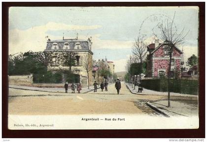 Cpa du 95 Argenteuil Rue du Fort   Arg15