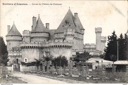 CPA Environs d'Argenton Entree du Chateau de Chabenet