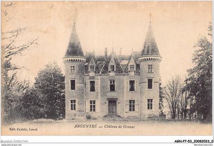 AGNP7-0554-53 - ARGENTRE - chateau de GRENUS