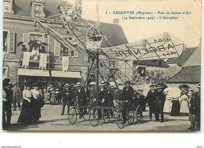 ARGENTRE - Fête de Jeanne d'Arc - L'Aéroplane