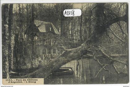 ARGENTRE- PARC DU CHATEAU D ARGENTRE- L ETANG