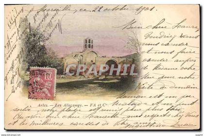 CPA Arles les Aliscamps