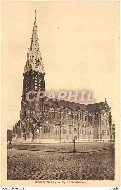 CPA Armentieres Eglise Saint Vaast