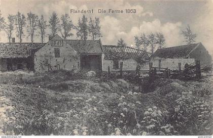 France - ARMENTIÈRES (59) La Ferme 1863 pendant la Guerre 1914-1918