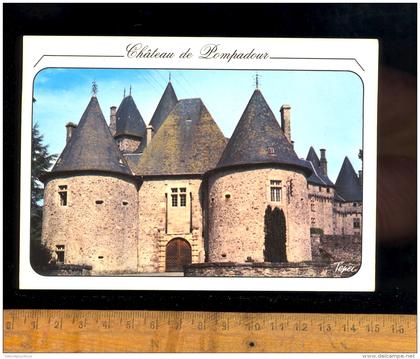 ARNAC POMPADOUR Corrèze 19 : le chateau de Pompadour