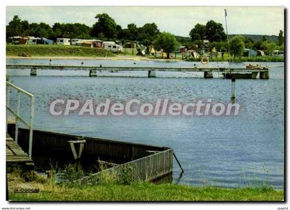 CPSM ARNAY-le-DUC camping et le plan d'eau