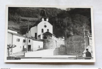 Cpsm, Arnéguy, fronton et église, Pyrénées Atlantiques 64