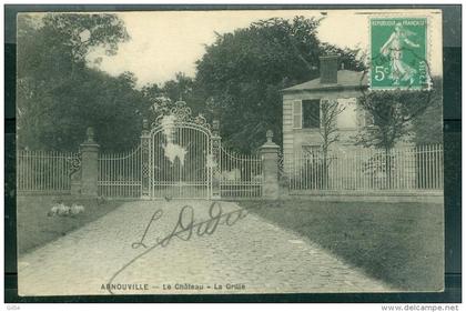 ARNOUVILLE  (  les GONESSES  ) -- Le Château - La grille  - dav28