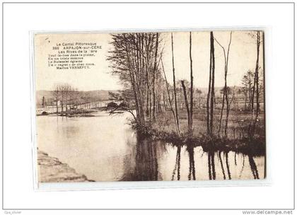 15 ARPAJON SUR CERE Bords de Cère, Poème Marius Versepuy, ed Laborie 386, Cantal Pittoresque, 192?