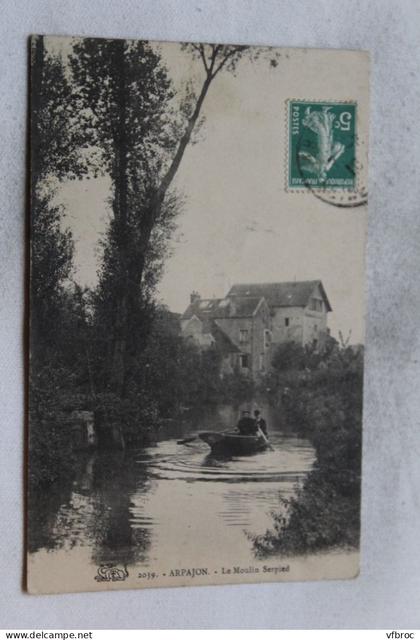 Cpa 1910, Arpajon, le moulin Serpied, Essonne 91