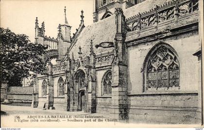 CPA Arques la Bataille L'eglise