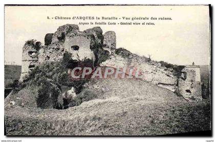 CPA Chateau d'Arques la Bataille Vue Generale des Ruines