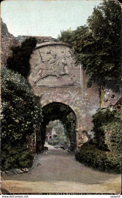 CPA Environs De Dieppe Arques La bataille
