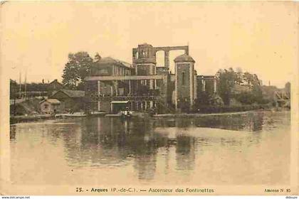 62 - Arques - Ascenseur des Fontinettes - Ecrite - CPA - Voir Scans Recto-Verso