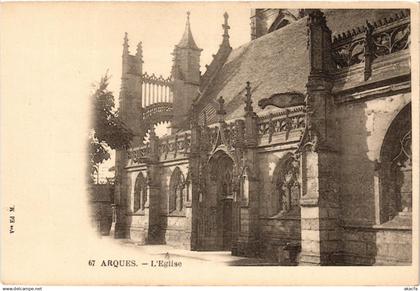 CPA ARQUES L'Église (414297)
