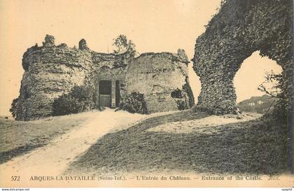 CPA Arques la Bataille (Seine Inf) l'Entree du Chateau