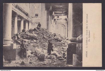 FRANCE, Postcard, Arras, The Cathedral, WWI