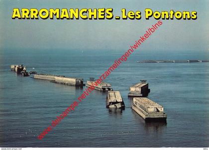 Les pontons - Arromanches - (14) Calvados