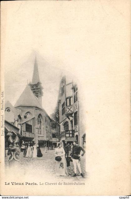 CPA Le Vieux Paris Le Chevet de Saint Julien