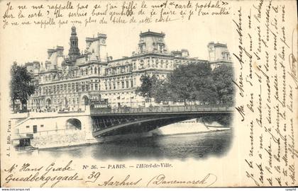 CPA Paris l Hotel de Ville