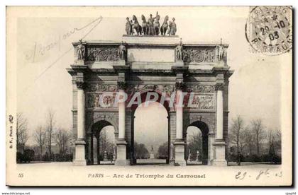 Paris CPA Arc de Triomphe du Carrousel