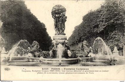 Paris CPA Fontaine CArpeaux