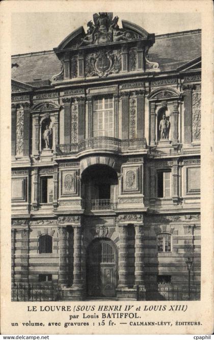 Paris CPA Le Louvre par Louis Batiffol