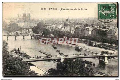 Paris CPA Panorama de la Seine