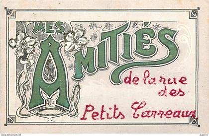 Dép 75 - Paillettes - Paris - Arrondissement 02 - Mes amitiés de la rue des Petits Carreaux - état