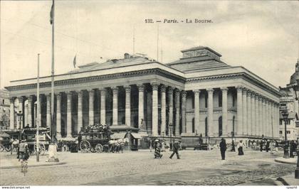 Paris - 2 - La Bourse - CPA -