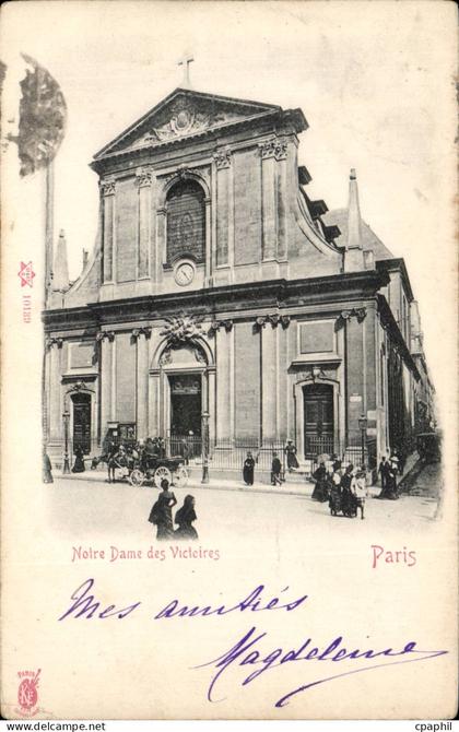 Paris - 2 - Notre Dame des Victoires - CPA