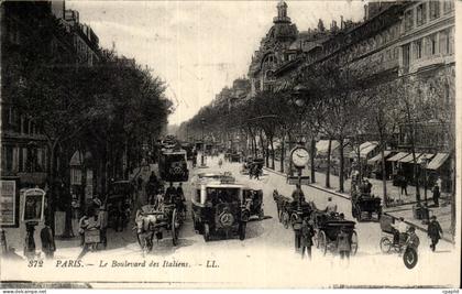 Paris- Boulevard des Italiens -CPA