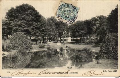 CPA Paris Square du temple