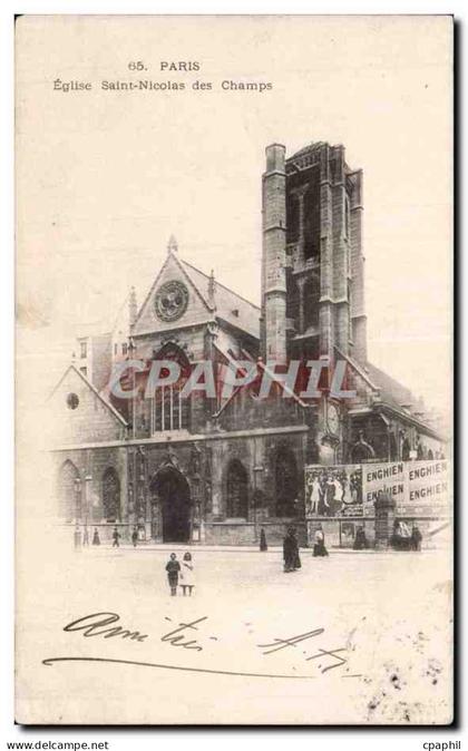Paris - 3 - Eglise Saint Nicolas des Champs - CPA