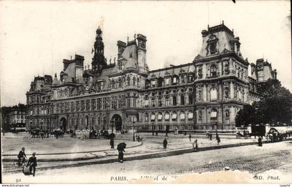 Paris - 3- Hotel de Ville - CPA