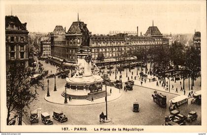 Paris - 3 - Place de la Republique - CPA