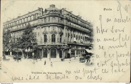 Paris - 3 - Theatre de Vaudeville CPA